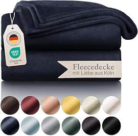 Blumtal Kuscheldecke flauschig - Oeko-TEX