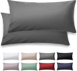 Blumtal Mako Satin Kissenbezug 40 x 80 Baumwolle