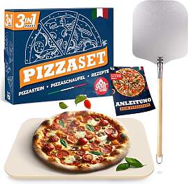 Blumtal Pizzastein Gasgrill & Pizzasschieber - 