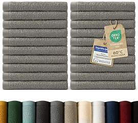 Blumtal Premium Frottier Gästehandtücher Set 24