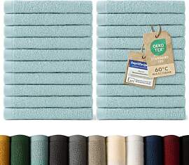 Blumtal Premium Frottier Gästehandtücher Set 24