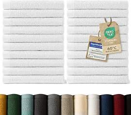 Blumtal Premium Frottier Gästehandtücher Set 24