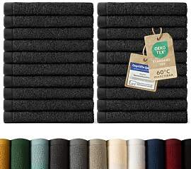 Blumtal Premium Frottier Gästehandtücher Set 24