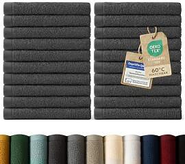 Blumtal Premium Frottier Gästehandtücher Set 24