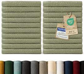 Blumtal Premium Frottier Gästehandtücher Set 24