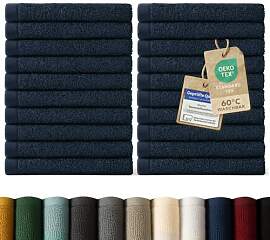 Blumtal Premium Frottier Gästehandtücher Set 24