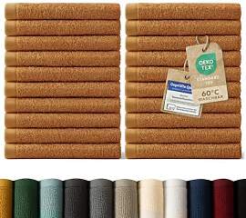 Blumtal Premium Frottier Gästehandtücher Set 24