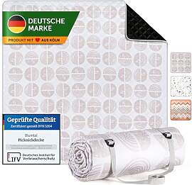 Blumtal Premium Picknickdecke wasserabweisend