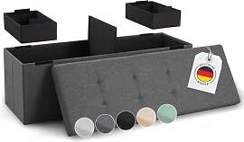 Blumtal Sitzbank mit Stauraum + 2 extra Boxen -