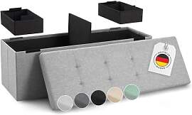 Blumtal Sitzbank mit Stauraum + 2 extra Boxen -