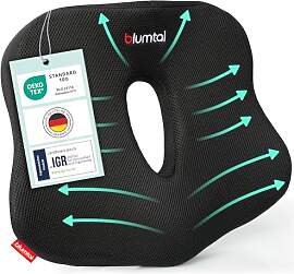 Blumtal Sitzkissen Bürostuhl – Keilkissen