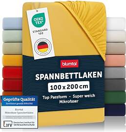 Blumtal® Spannbettlaken 100x200 cm -