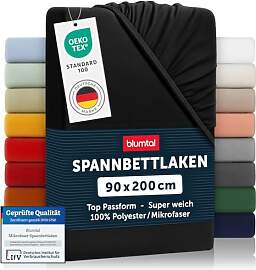 Blumtal® Spannbettlaken 2er Pack - Microfaser -