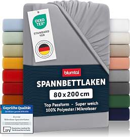 Blumtal® Spannbettlaken 80x200 cm -