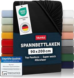 Blumtal® Spannbettlaken - Microfaser - Ökotex