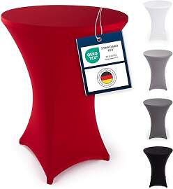 Blumtal Stretch Stehtisch Hussen Bügelfrei - Oeko 