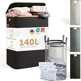 Blumtal Wäschesammler 140 L - Wäschekorb 2