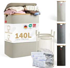 Blumtal Wäschesammler 140 L - Wäschekorb 2