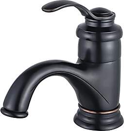 BOAOTX Wasserhahn Bad Schwarz Retro,