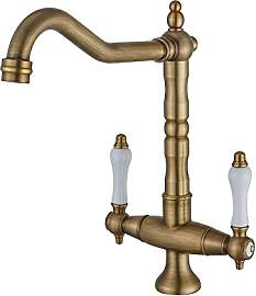 BOAOTX Wasserhahn Küche Antik, Küchenarmatur