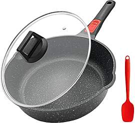 Bobikuke Pfanne 24 cm mit Deckel, Bratpfanne