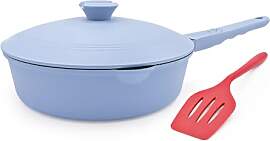 Bobikuke Pfanne 24cm mit Aluminium Deckel,