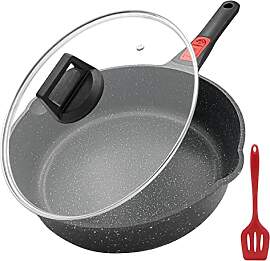 Bobikuke Pfanne 28 cm mit Deckel, Bratpfanne