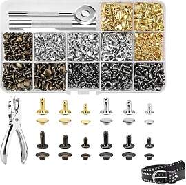 BOBITALK 180 Set Nieten Metall In 4 Farben 3