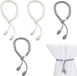 BOBITALK 4Pcs Vorhang Raffhalter Aus Baumwolle,