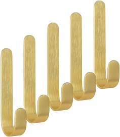 BoBoU selbestklebende Wandhaken aus Messing