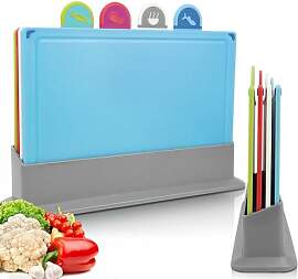 BOCHION Schneidebrett Set, Farbe Kunststoff