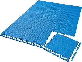 Bodenschutzmatte 12-tlg. - blau