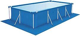 Bodenschutzmatte für Pool, 2 x 3 m, rechteckig,