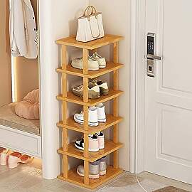 BODYGAD Schuhregal, 7 Ebenen Schuhschrank schmal