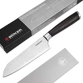 Böker SOLINGEN® Meisterklinge Damast Santoku -