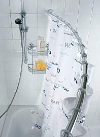 Bogenstange WENKO "Chrom", silber