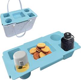 B-oggs Bag Topper Tablett, tragbare Snackbox mit 5 