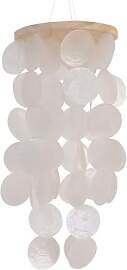 Boho Home Decor Windspiel Capiz Muscheln 14x36cm