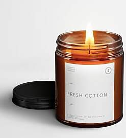 BOHORIA® Premium Duft-Kerze Fresh Cotton aus