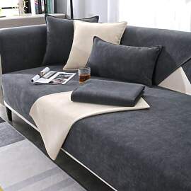 BohrenCL Sofa Überzug, Chenille Sofabezug,