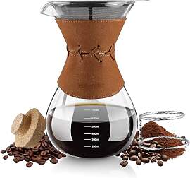 BOILMERIT Kaffeebereiter mit Filter aus Edelstahl, 