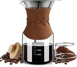 BOILMERIT Pour Over Kaffeebereiter mit Filter aus