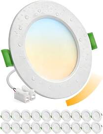 BOJIM LED Einbaustrahler 230V für Bad, Dimmbar