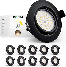 BOJIM LED Einbaustrahler 230V Schwarz,