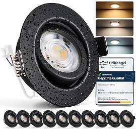 BOJIM LED Spots 230V Dimmbar für Bad IP44,