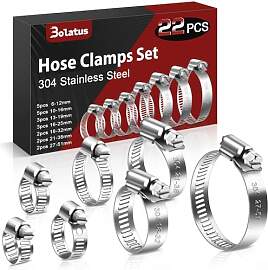 Bolatus Schlauchschellen Set 6-51mm, 22 Stk