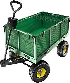 Bollerwagen mit Ablage max. 550kg - grün
