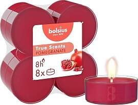 Bolsius – 8 Teelichter Maxi Duft – Granatapfel 