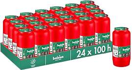 Bolsius Grablicht - Rot - 24 Stk. - Länge