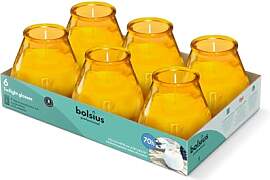 Bolsius – Outdoorkerzen - 6 Stück - Im Glass -